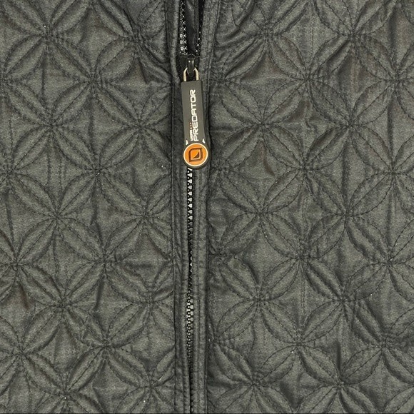 Predator Epic Quilted Full Zip Black Puffer Jacket XS - Picture 2 of 5